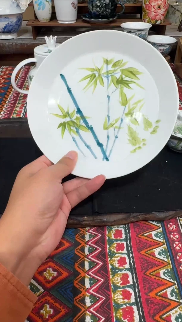摆件景德镇高温釉下陶瓷