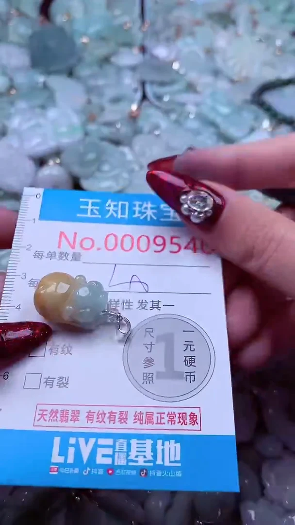 吊坠(不含链)未镶嵌翡翠9540