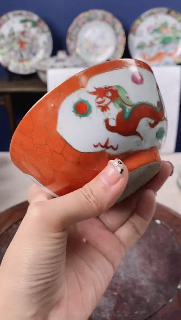 瓷片微瑕景德镇窑厂瓷摆件单件