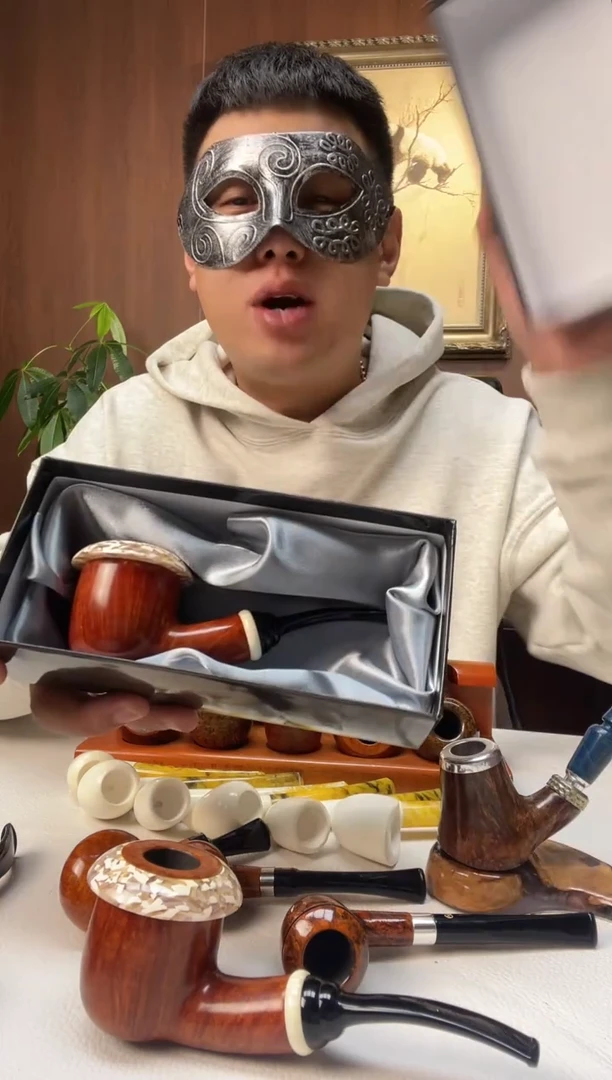 石楠木纯手工意大利石楠木烟斗