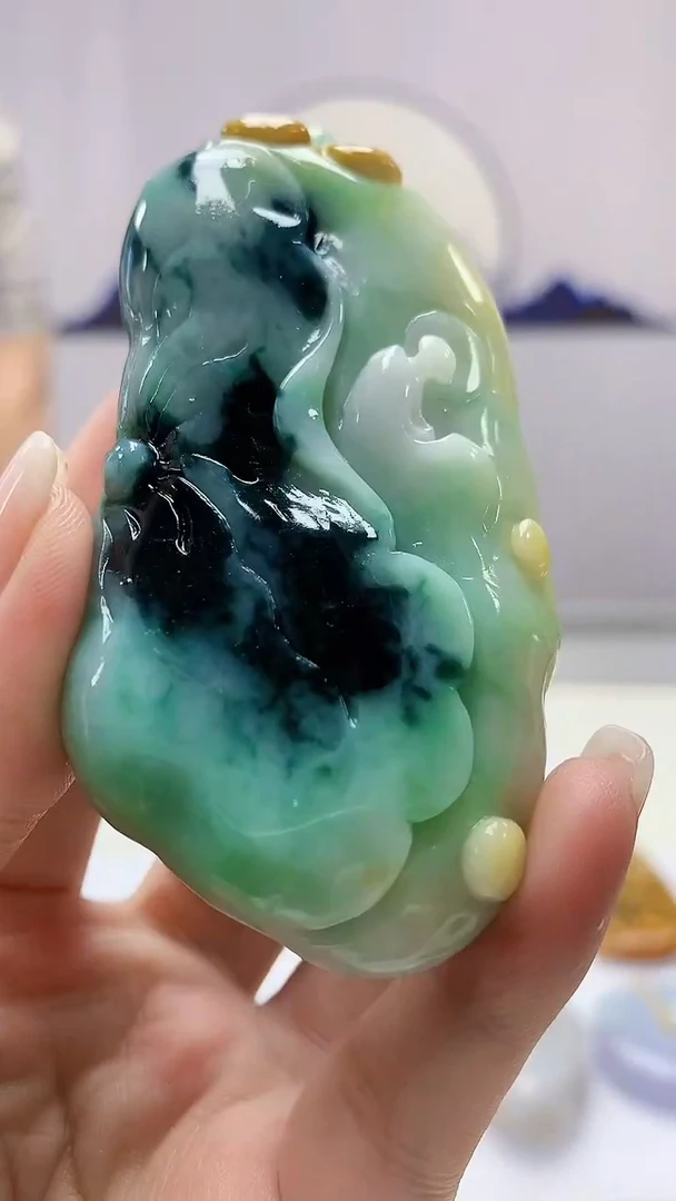 定制翡翠未镶嵌4812ms-毛货悟道198