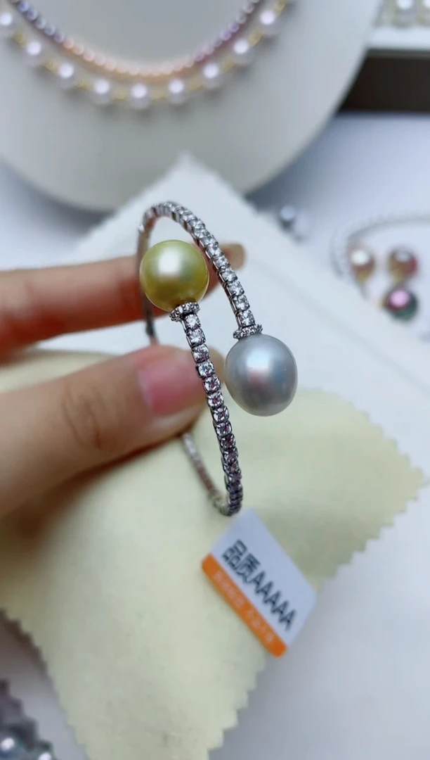 海水珍珠未镶嵌手镯W27