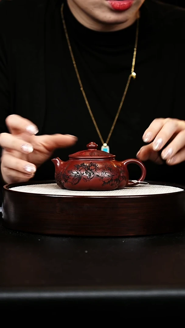 茶壶紫砂寒江壶