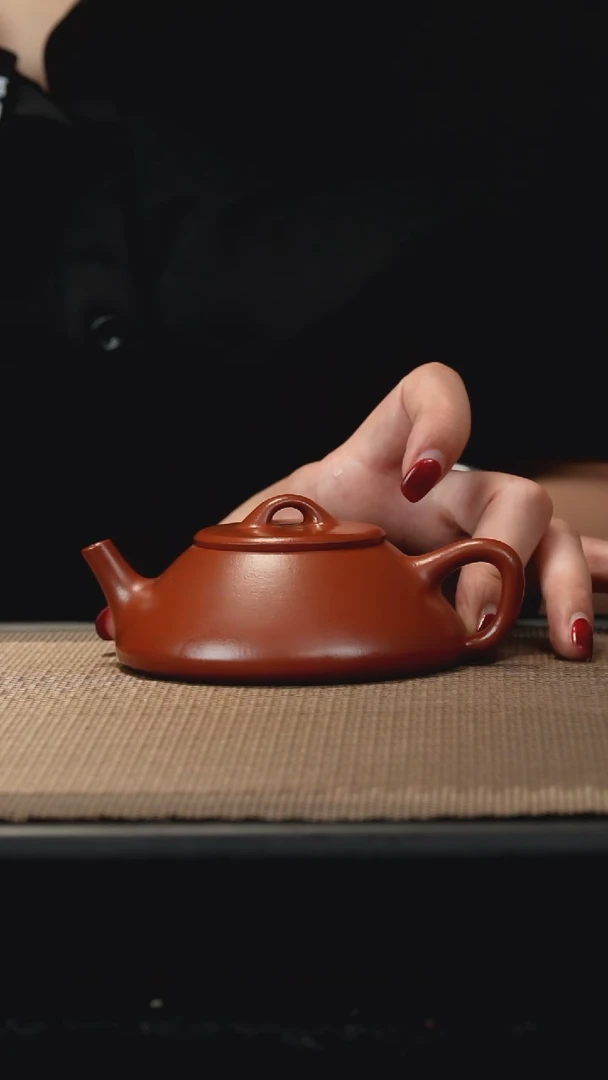 茶壶紫砂朱泥纳瓢全150c