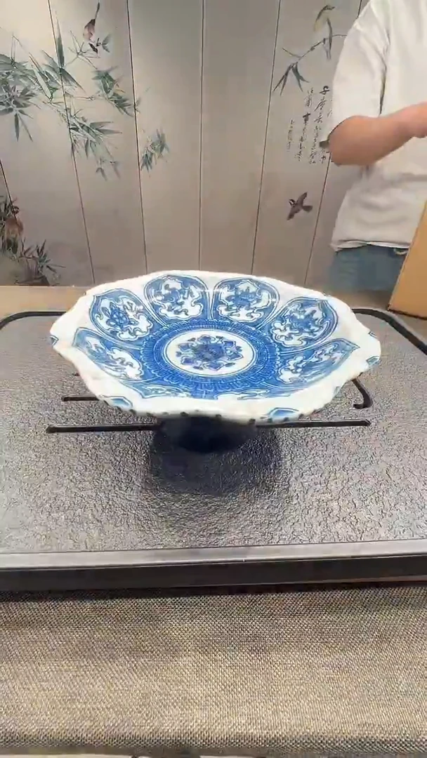 @微光茶器八宝茶点盘E862