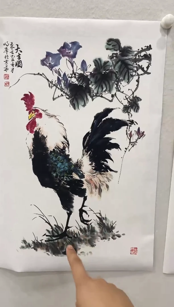 国画明老师国画作品