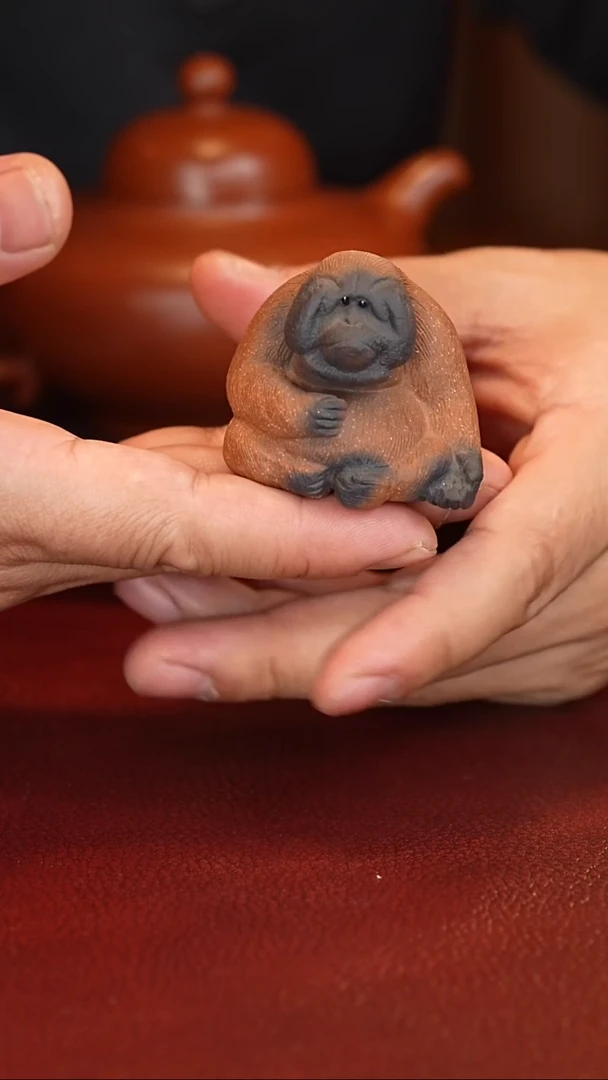 茶壶紫砂原矿高端紫砂--猩猩