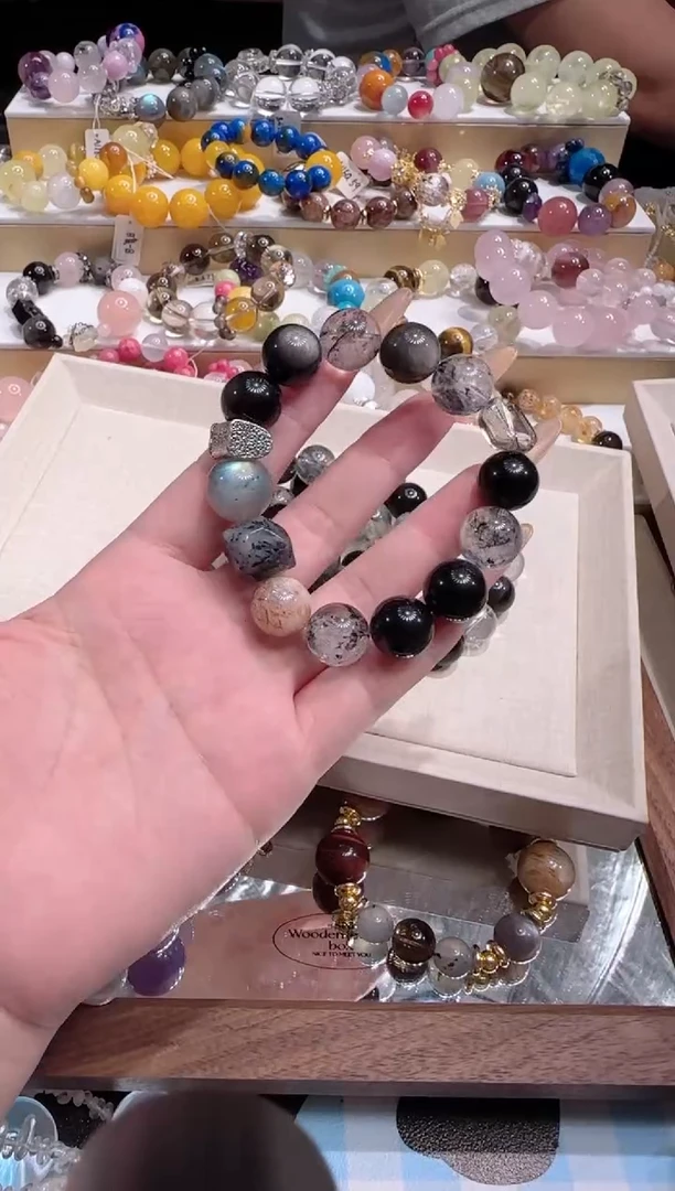 未镶嵌手链水晶多样性发一