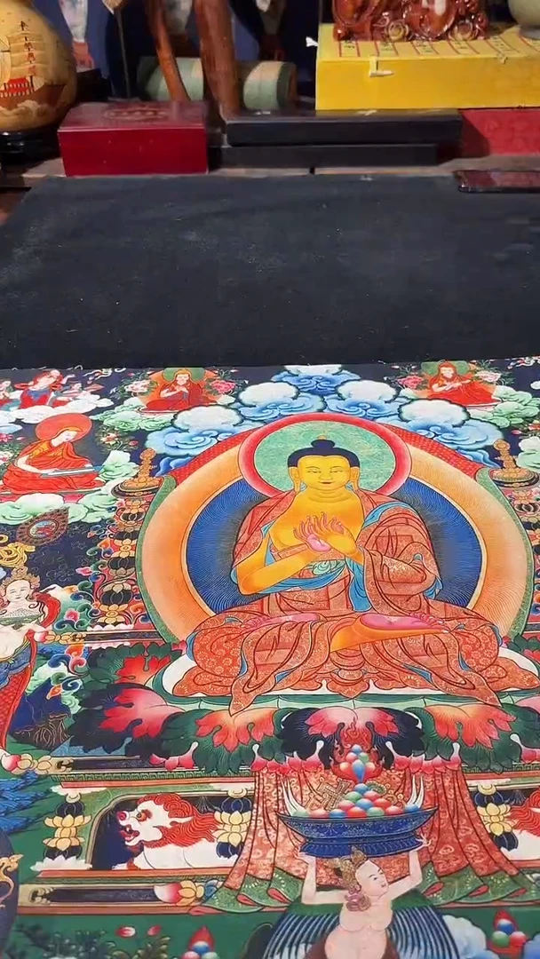 卷轴画藏式珍藏彩绘艺术馆47