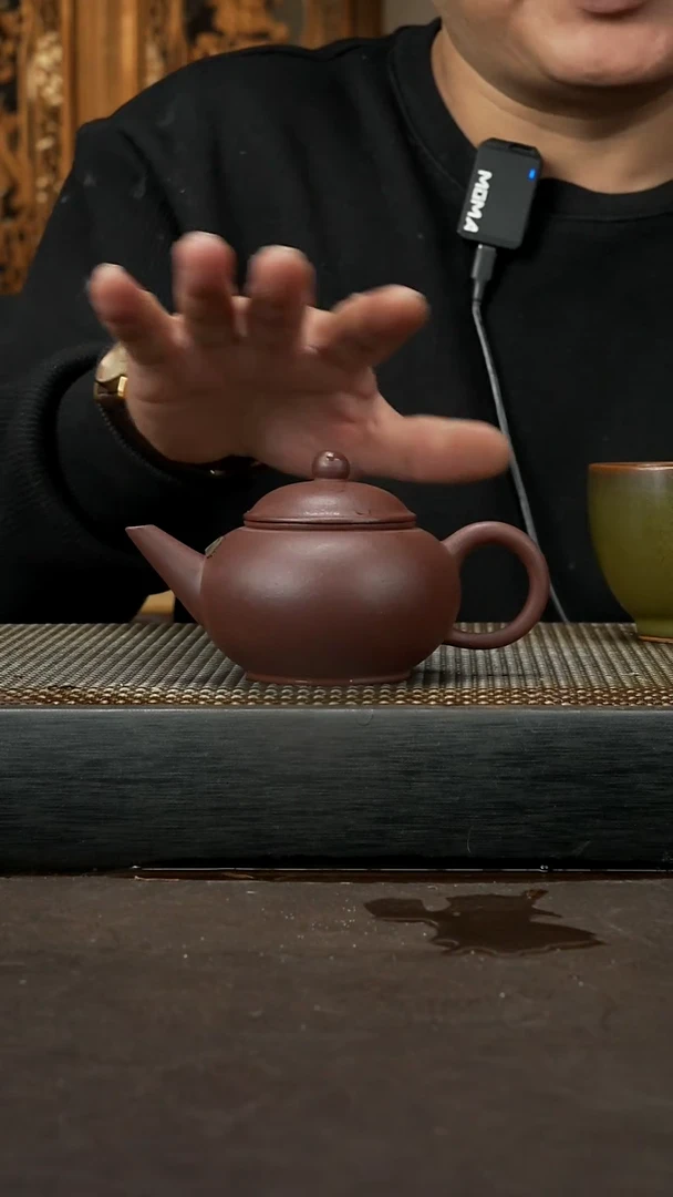 【闪购商品】紫砂茶壶底槽清 水平160cc 005