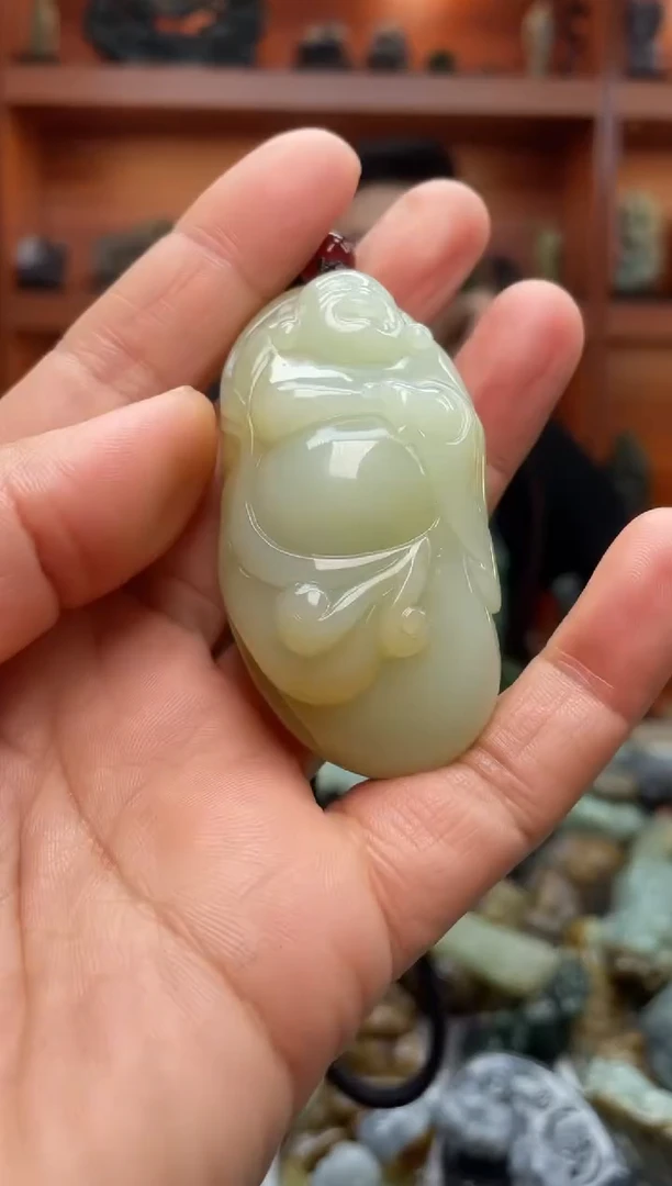 未镶嵌和田玉把件晚****️1