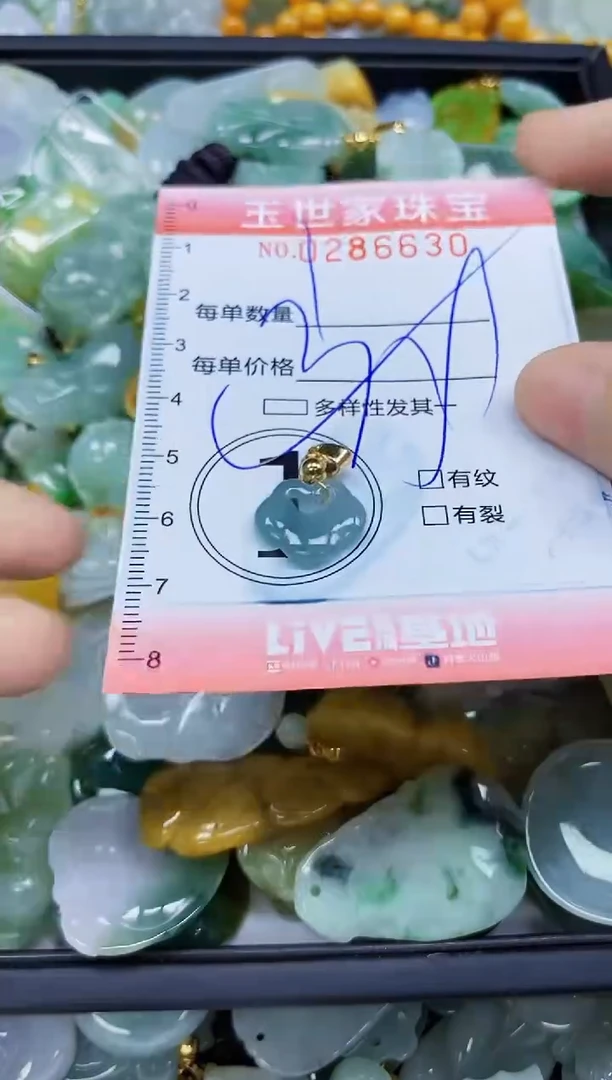 翡翠未镶嵌颈饰闪购0286630多样性发其一