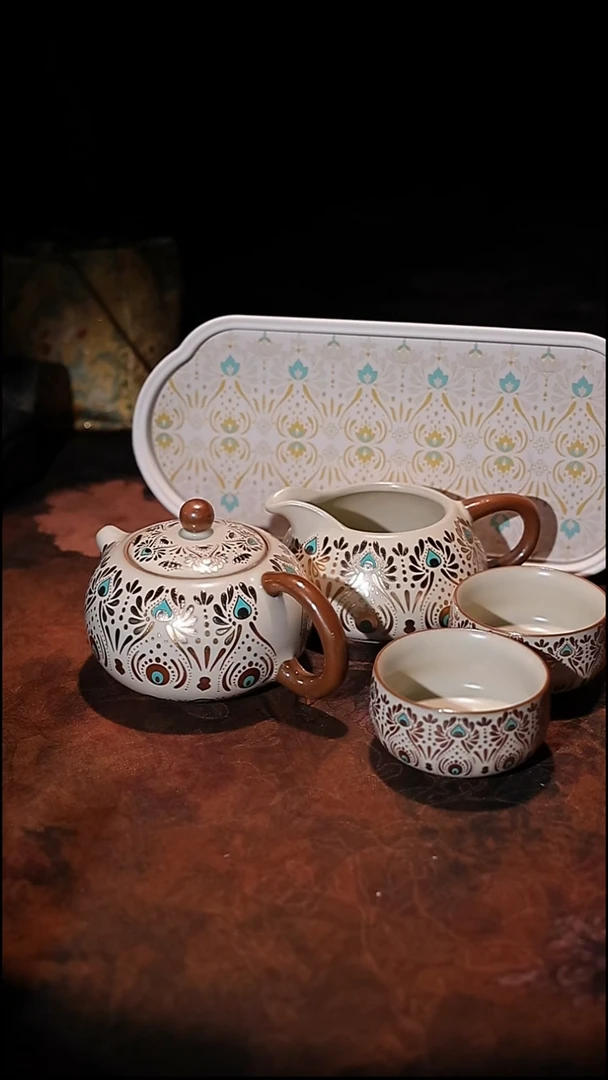 陶瓷茶具（无礼盒）@@A13346