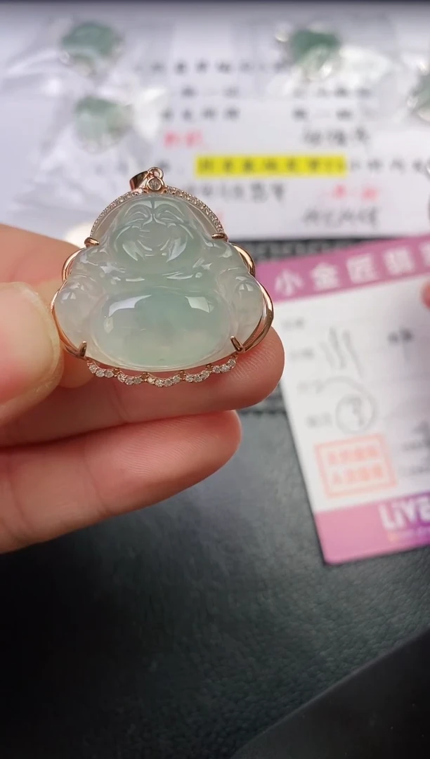 颈饰银S925镶嵌翡翠h****?挂件