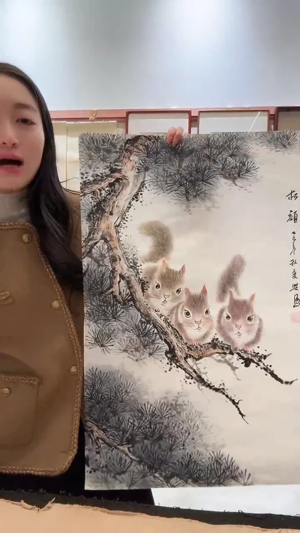 国画JX何老师国画作品一件