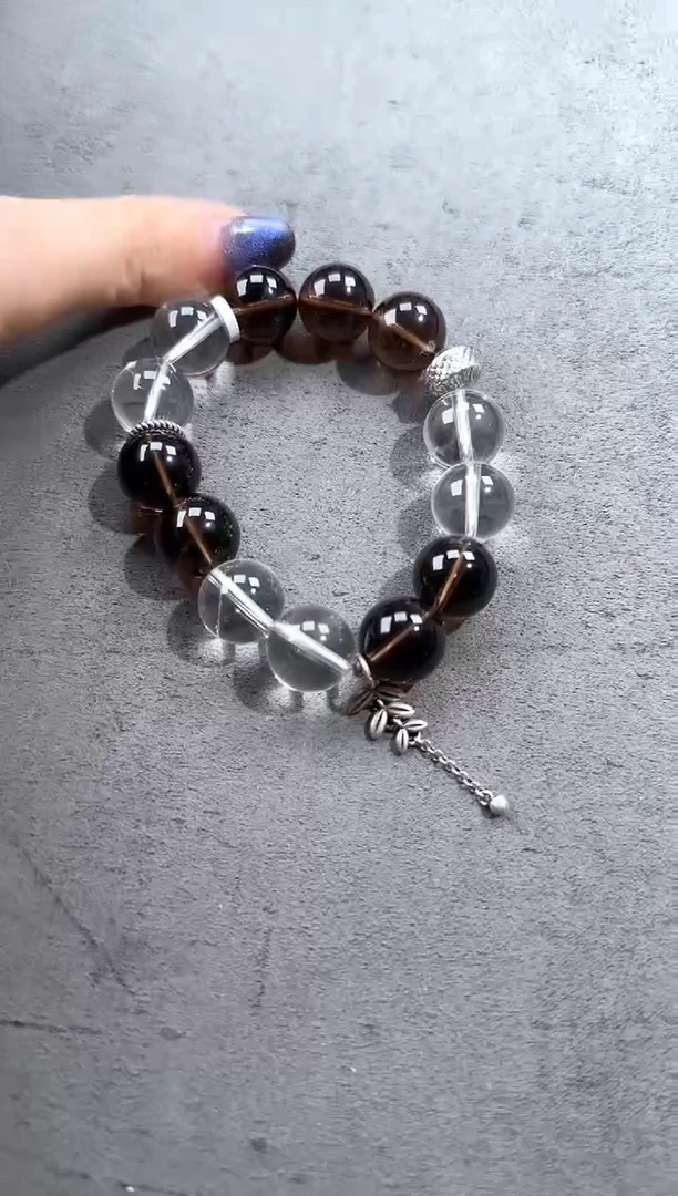 水晶手链银S925镶嵌小*L6+5+6464646