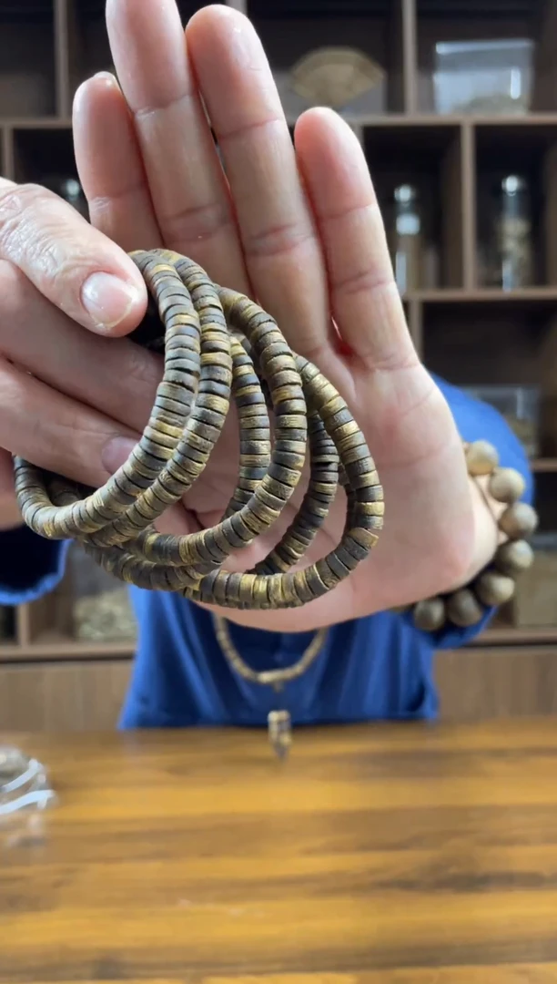 沉香沉香碎屑奇楠沉香0.6片珠单圈