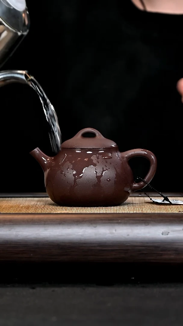 【闪购商品】紫砂茶壶AH5707 问瓢 底槽清