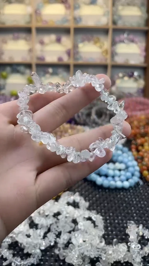 未镶嵌手串水晶白水