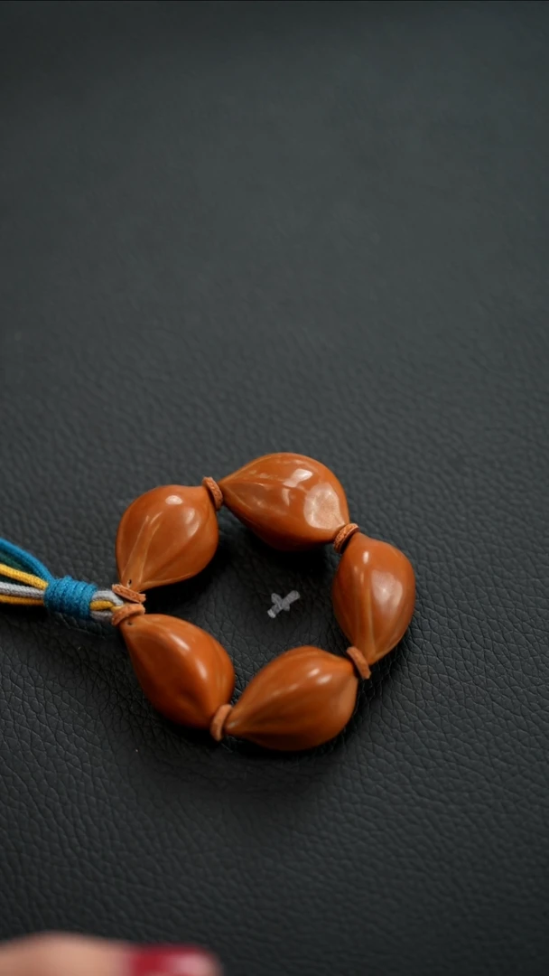 橄榄核手串/手链手捻 抛光款6籽