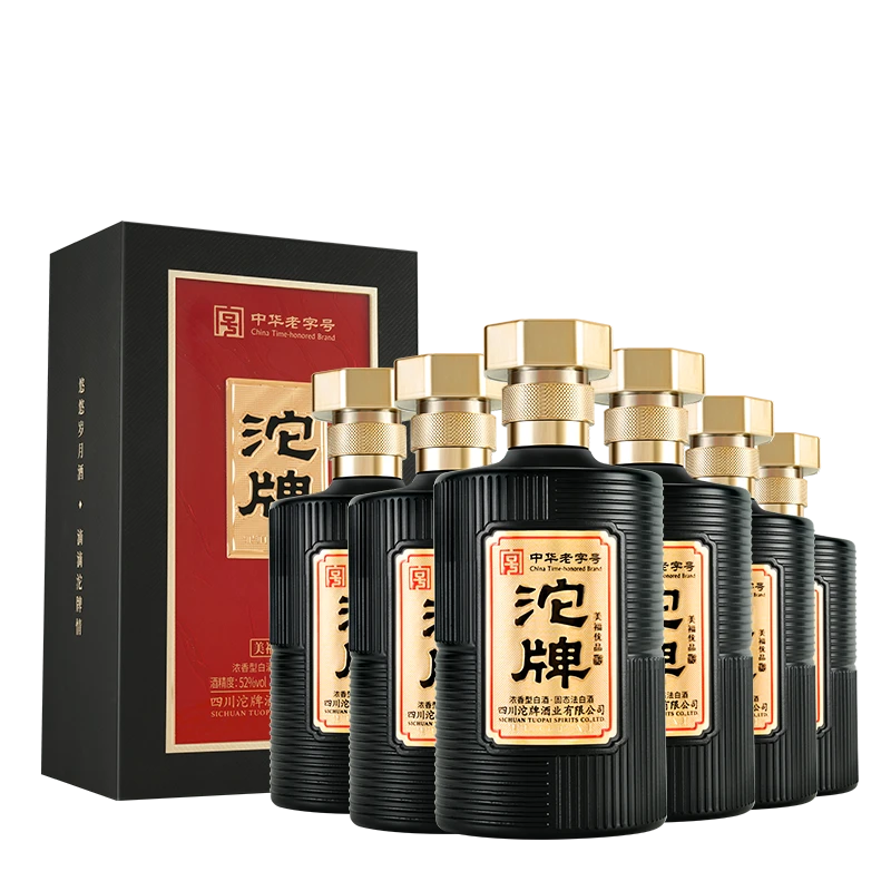 舍得沱牌 美福优品 浓香型白酒52度500ml*6