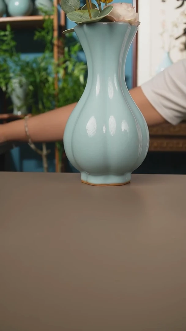 天青海棠瓶微暇21