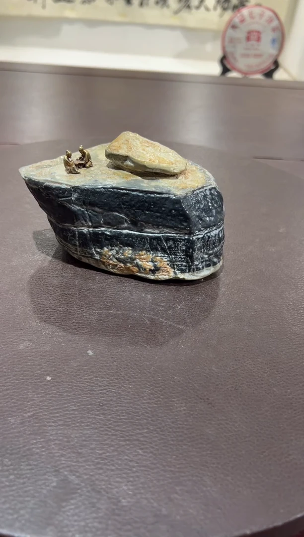 天*意境典雅砚台烟缸摆件