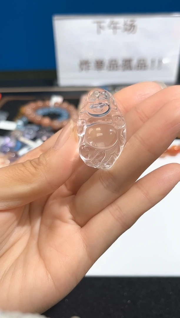 未镶嵌手链水晶68号白水晶佛公吊坠