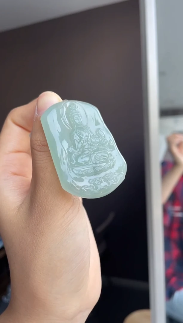 吊坠(不含链)未镶嵌翡翠天然缅甸A货翡翠