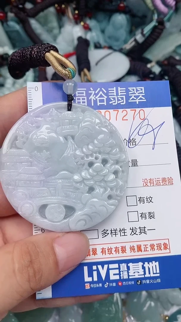 翡翠未镶嵌颈饰...0007270