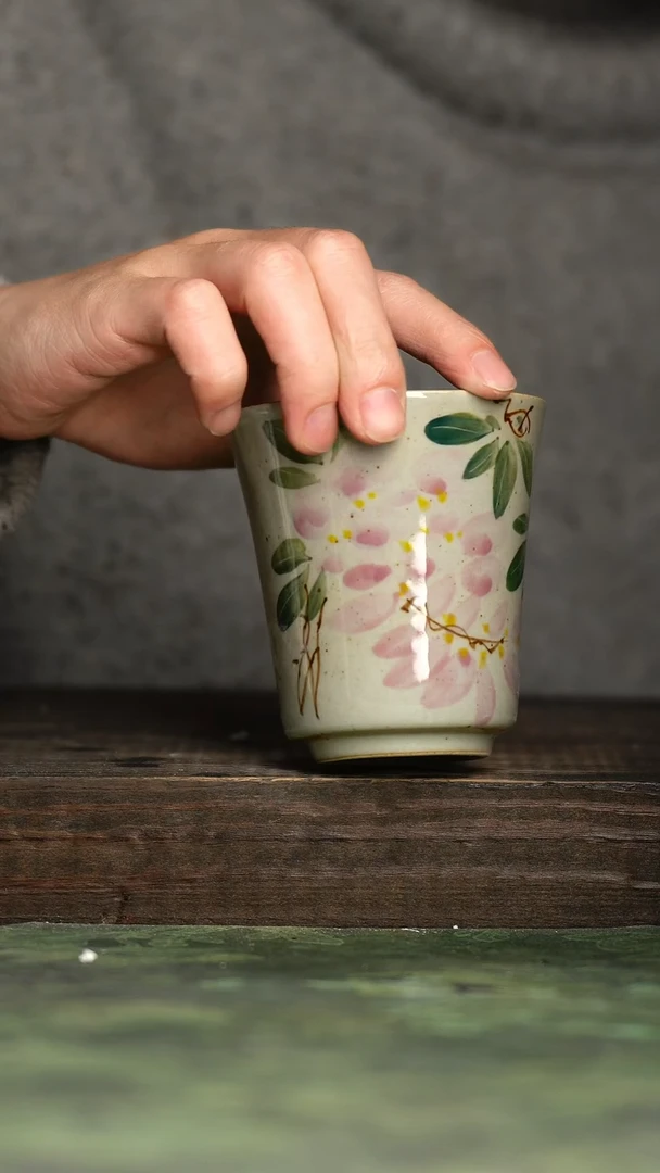 【闪购商品】杯青诗手工手绘瓷器
