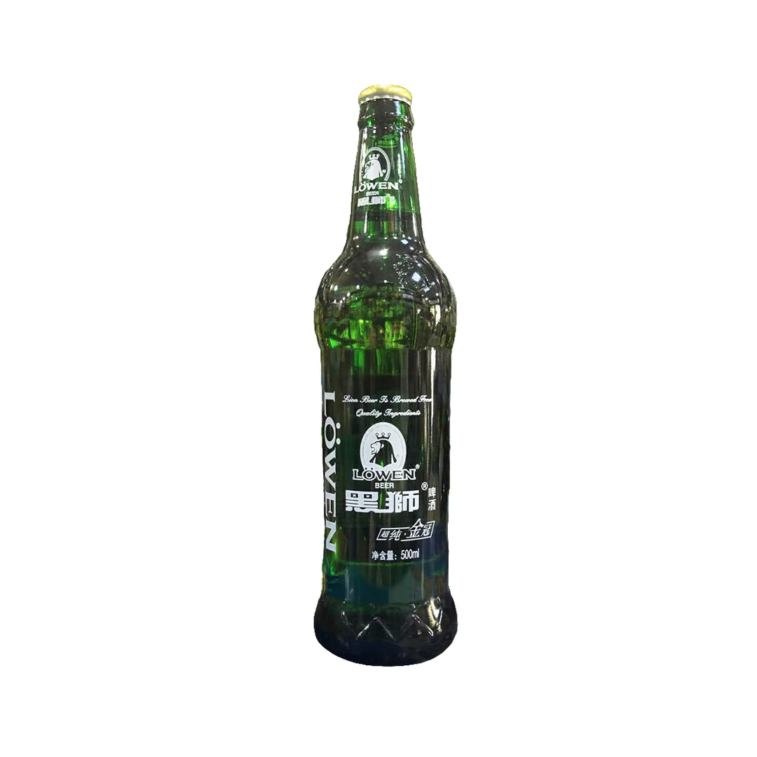 黑狮超纯金冠9度500ml绿瓶（保质期270天）
