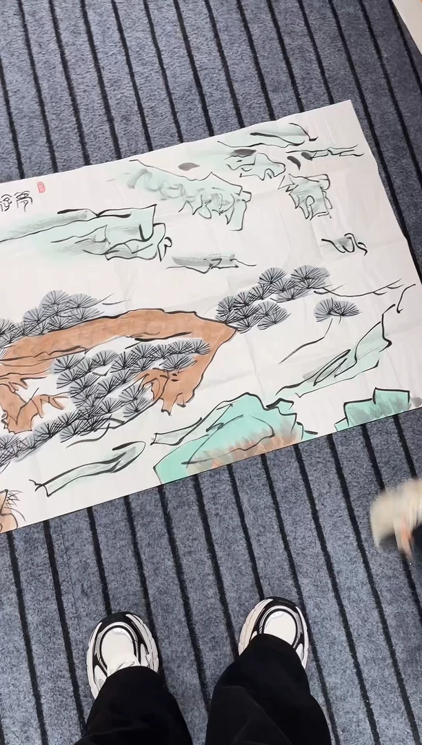 国画精品国画小六人物