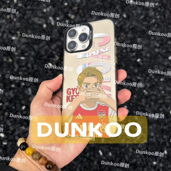 Dunkoo哲凯赖什卡通手机壳R2透黑防摔适用苹果华为小米一加三星