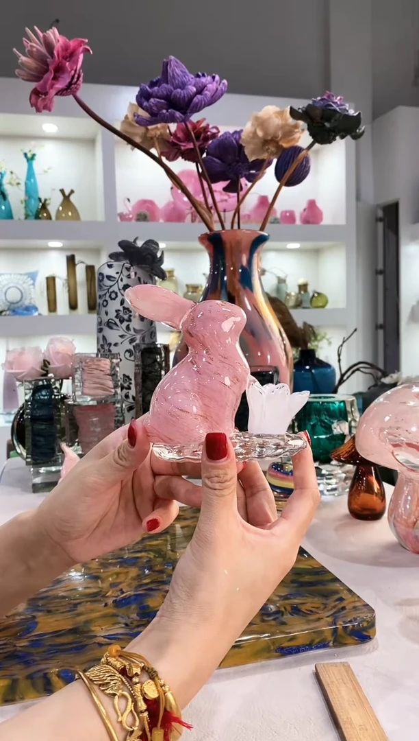 慕忆家手作琉璃花瓶