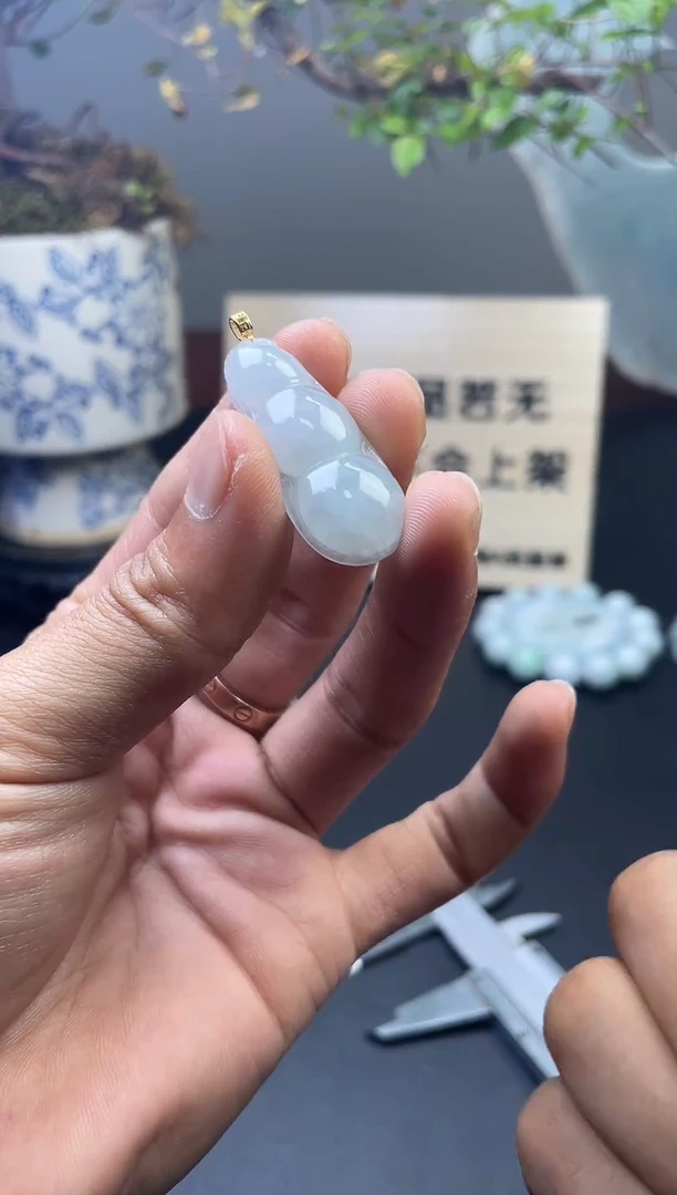 【闪购商品】翡翠颈饰18K金镶嵌多样性发一件  福豆