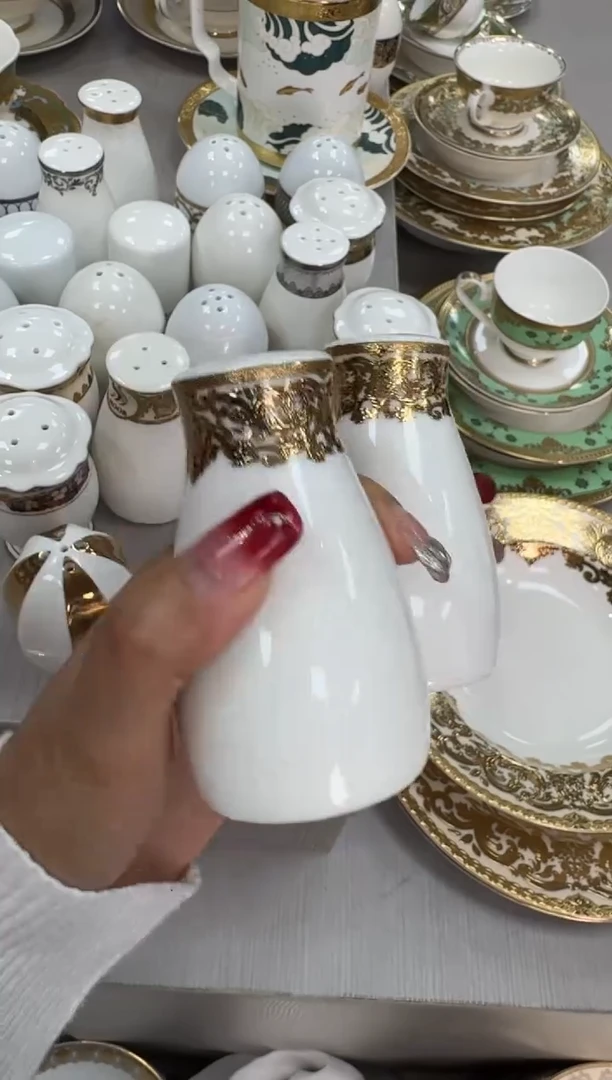 【闪购商品】瓷片盐壶一对  福利价