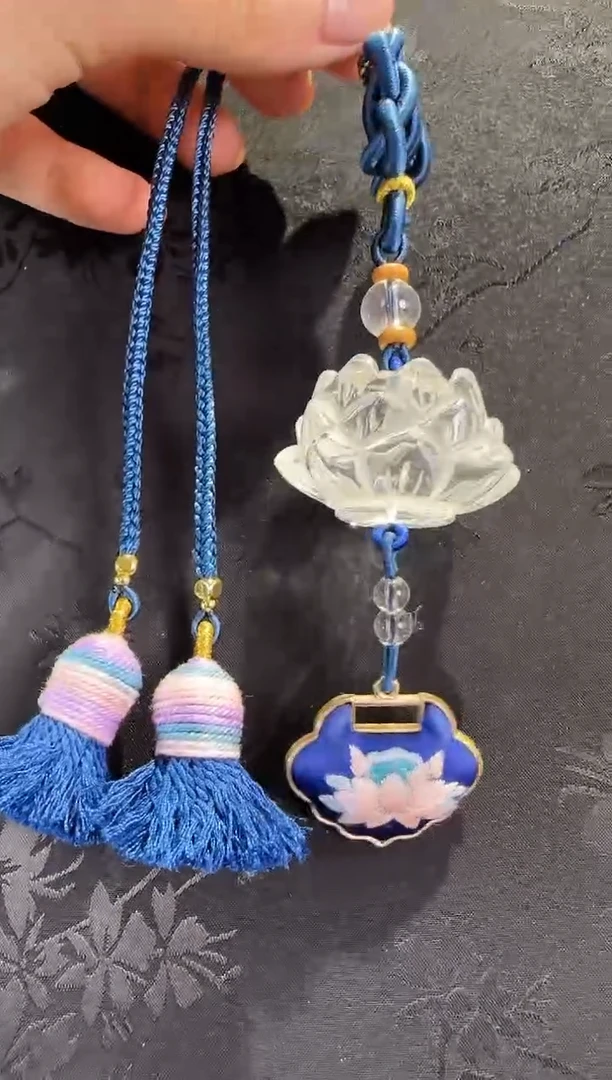 未镶嵌手绳水晶莲花款