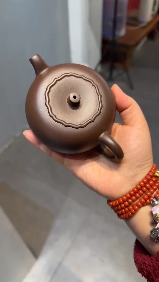 茶壶紫砂陌***烟柿柿如意