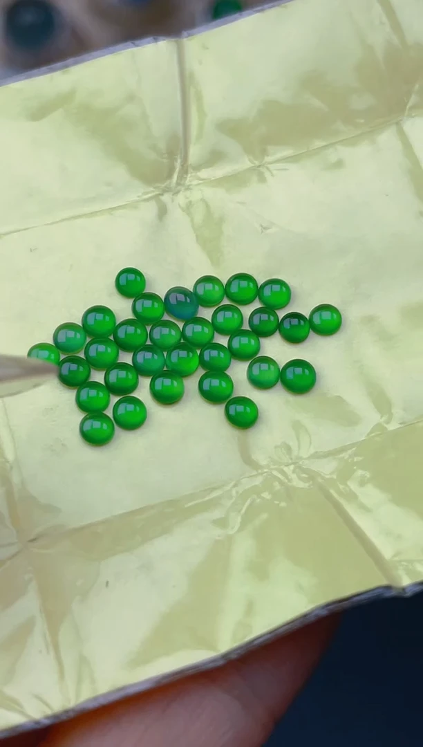 未镶嵌定制翡翠天然翡翠蛋面20