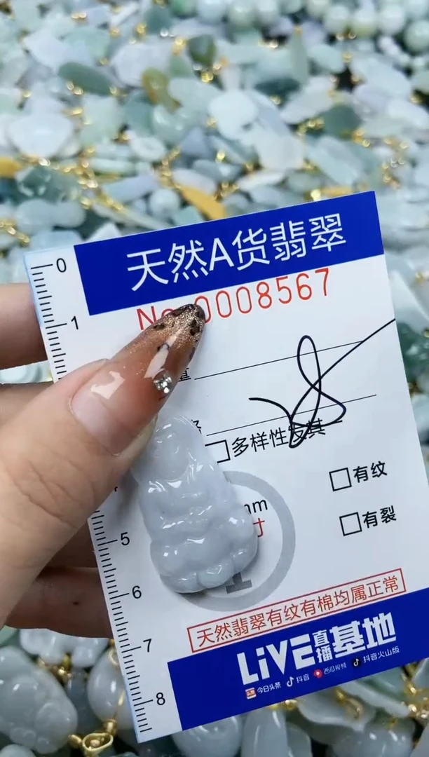 【闪购商品】翡翠颈饰未镶嵌天然A货翡翠