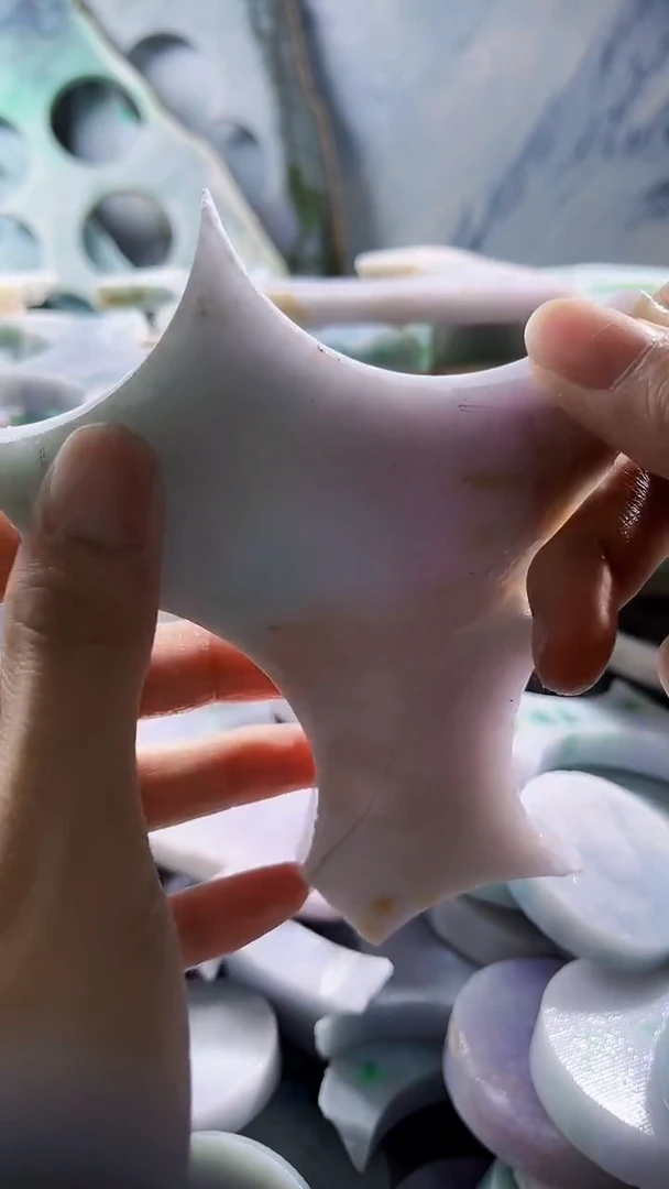 翡翠裸石缅甸翡翠A货陈5513