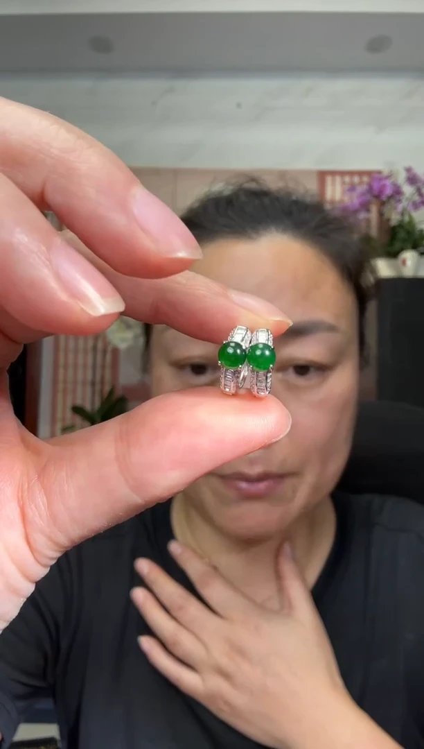 颈饰银S925镶嵌翡翠00002791