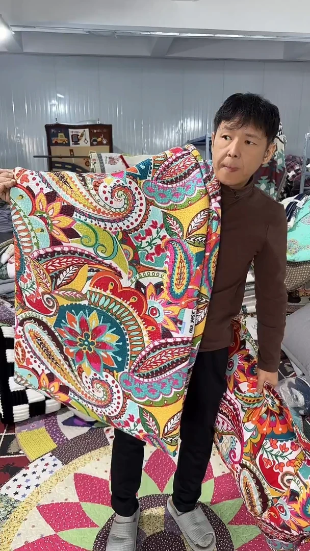 棉花宁*杰全棉床盖230*250