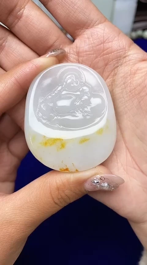 和田玉未镶嵌挂件1