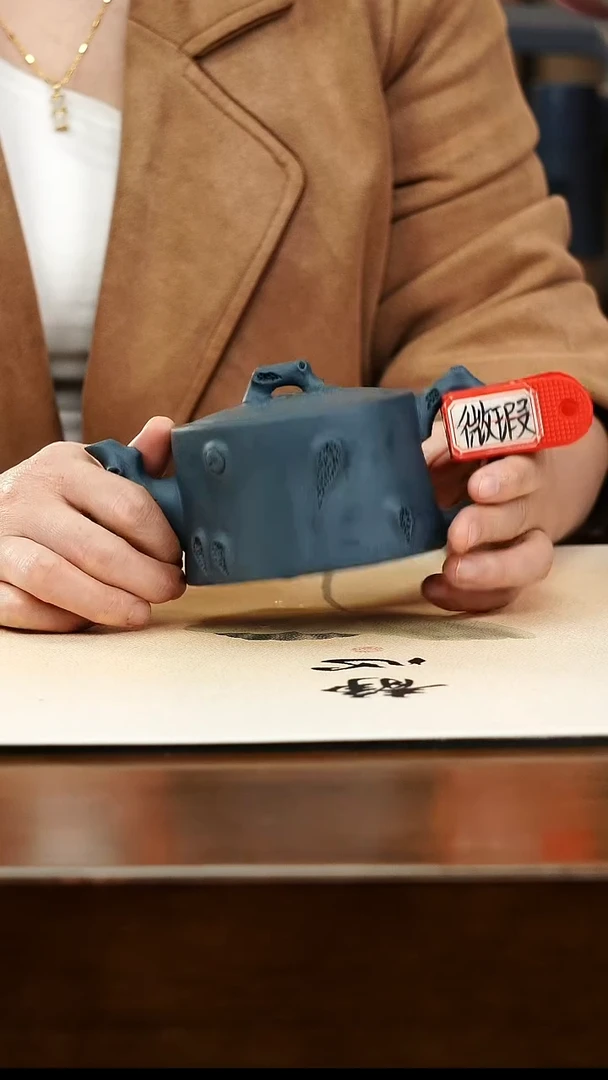 茶壶紫砂宜兴原矿紫砂孤品微瑕