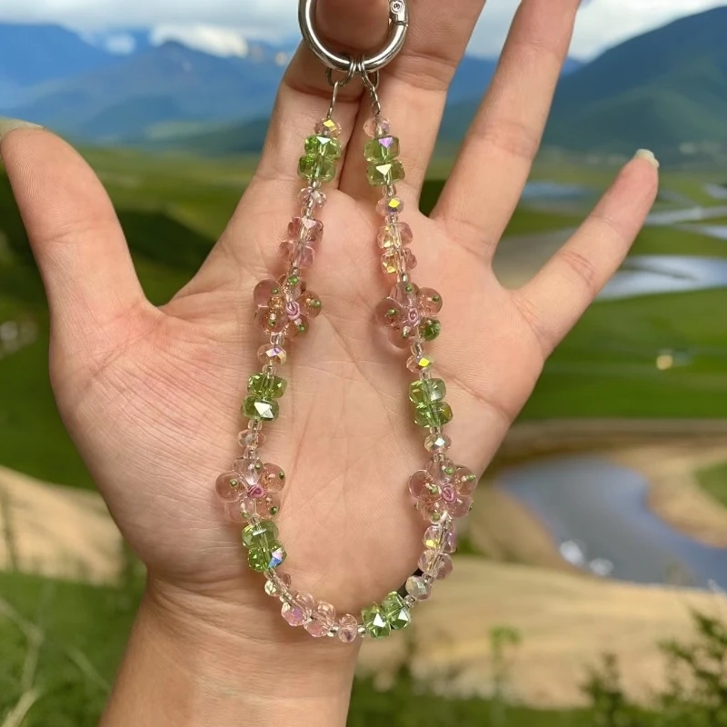 184轻奢高品质晶晶手机链赠送不锈钢金属垫片