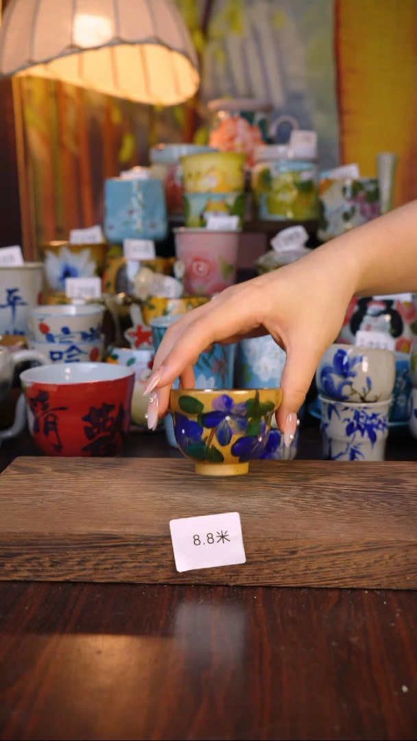 摆件泥垚手作 景德镇手工手绘器物