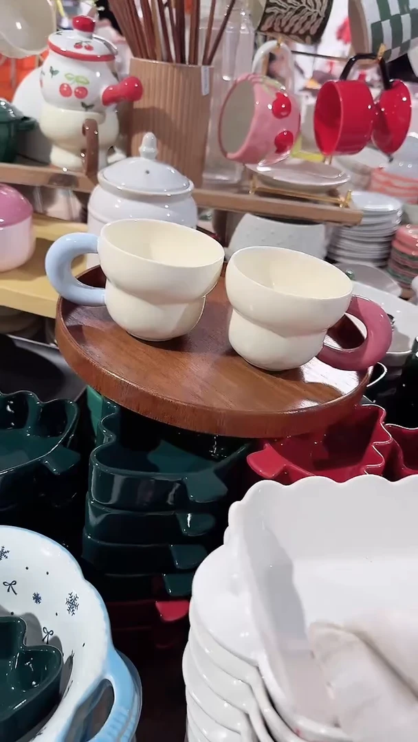 陶瓷2个杯 微瑕凑满20元包邮