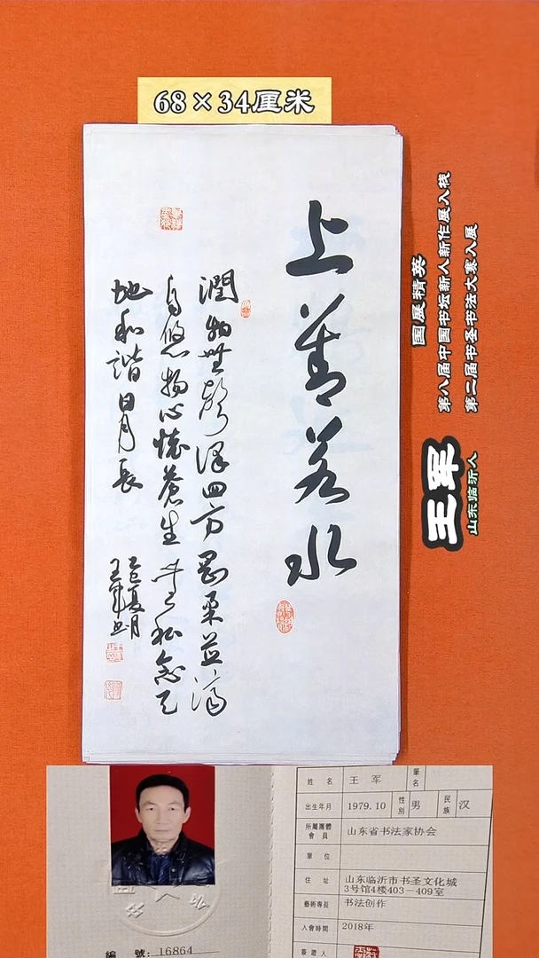 书法36D王军书法作品